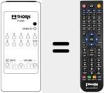 Replacement remote control for P 1465 R