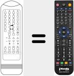 Ersatzfernbedienung für RC 1255