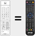 Ersatzfernbedienung für RC 200