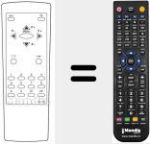 Ersatzfernbedienung f&uuml;r RC 2144 HY 36 SIL