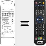 Replacement remote control for RC 51321