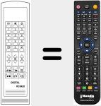 Ersatzfernbedienung f&uuml;r RC 5420