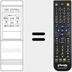 Replacement remote control for RC 68