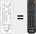 Replacement remote control for RC 9900