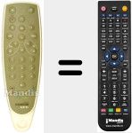 Ersatzfernbedienung f&uuml;r RCT 315