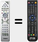 Ersatzfernbedienung f&uuml;r RCT 615 DBLM 1