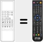 Replacement remote control for 39 CANAUX