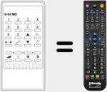 Replacement remote control for PL 200