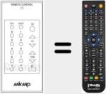 Replacement remote control for STR 550