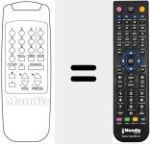 Replacement remote control for SX-8820