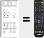 Replacement remote control for T 719