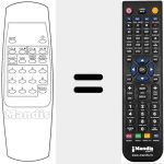 Replacement remote control for TC 1400