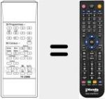 Replacement remote control for TC 239 B