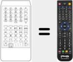 Ersatzfernbedienung f&uuml;r TELECOMPUTER 5500