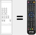 Replacement remote control for TP 600