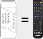 Replacement remote control for TP 862
