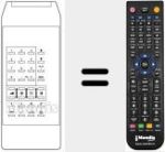 Replacement remote control for TP 875