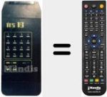 Replacement remote control for TRS 16 PROG