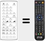 Ersatzfernbedienung f&uuml;r UNIVERSUM IR 5421