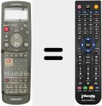 Replacement remote control for VR F4B