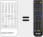 Replacement remote control for VTS 99 / 30 STEREO