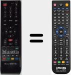 Replacement remote control for RC039