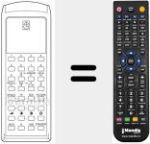 Replacement remote control for RC 42