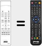 Replacement remote control for RC 505