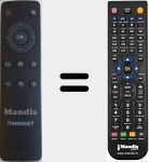 Ersatzfernbedienung für Vega S95