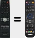 Ersatzfernbedienung für 9JR9800000004 (098GR8BD9NESHR)