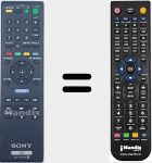 Replacement remote control for RMT-B104P (148721911)