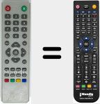 Replacement remote control for REMCON719