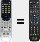 Replacement remote control for MD111