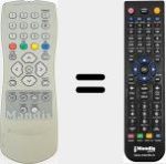 Replacement remote control for RC111312000