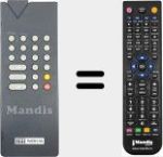 Replacement remote control for 56521353