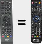 Replacement remote control for CT-8031 (75031607)