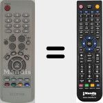 Replacement remote control for BN59-00457A