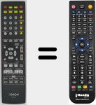 Replacement remote control for RC1115 (963307002890D)