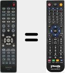Replacement remote control for RC-1159 (30701000400AD)