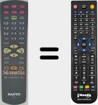 Replacement remote control for FXWJ