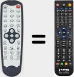 Replacement remote control for HH-338