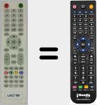 Replacement remote control for Led002