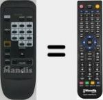 Replacement remote control for MI-RC6VT05