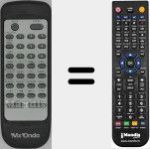 Replacement remote control for MX006