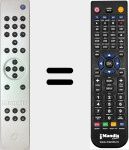 Replacement remote control for RC-640AT