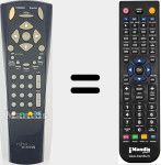 Replacement remote control for REMCON2102