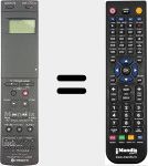 Ersatzfernbedienung f&uuml;r VT-RM 823E