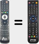 Replacement remote control for 2700HD