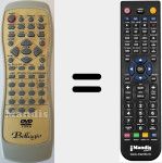 Replacement remote control for BEL001