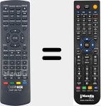 Replacement remote control for DVBT065PVR